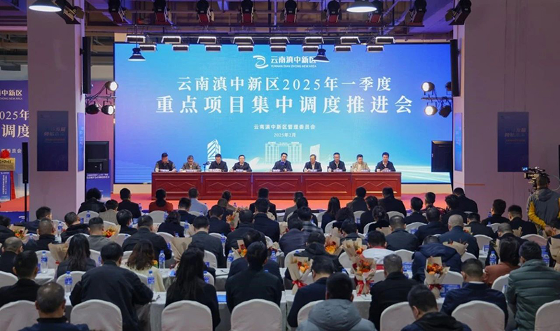 商会领导参加滇中新区召开2025年一季度重点项目集中调度推进会