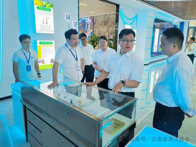 大理州委副书记、州长陈真永率队调研我会常务副会长单位——海固生物科技(云南)有限公司