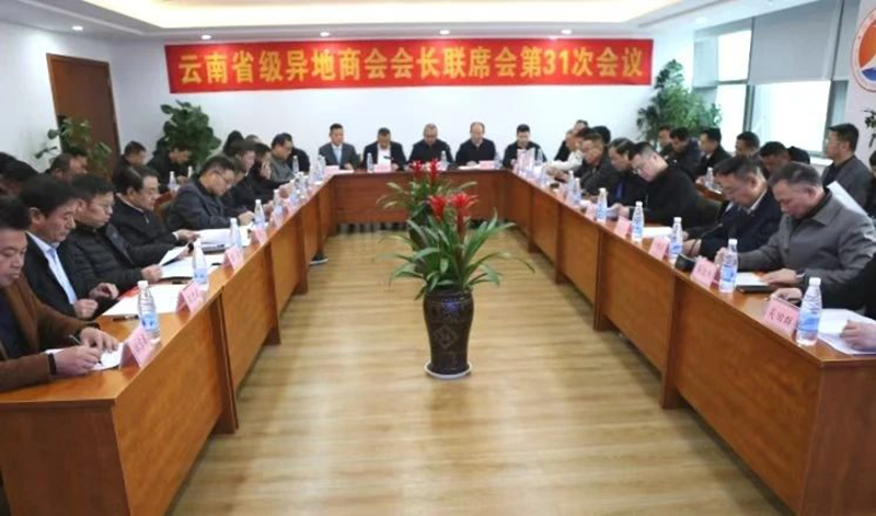 商会领导参加云南省级异地商会会长联席会第31次会议
