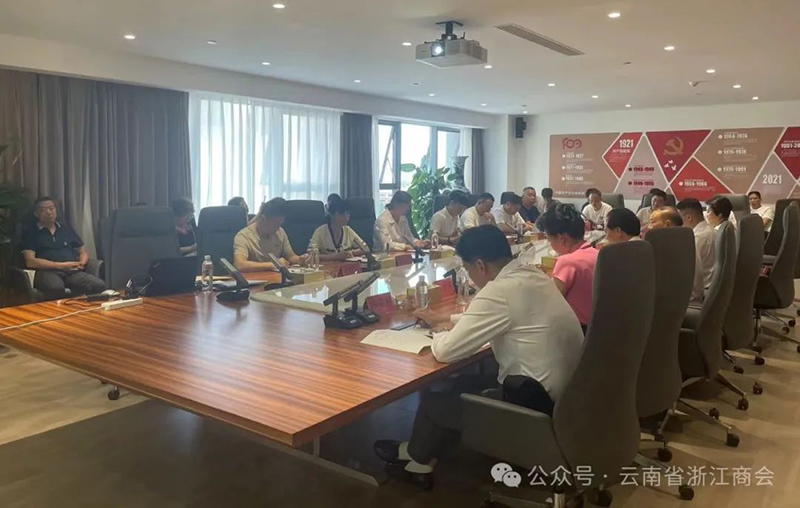 学习党的二十届三中全会精神——云南省浙江商会党委主题党日活动