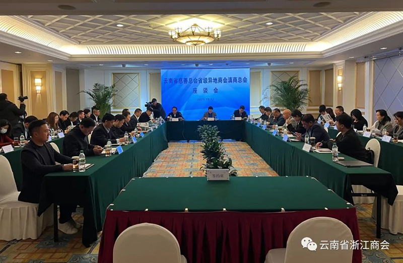 商会参加云南省慈善总会省级异地商会滇商总会座谈会